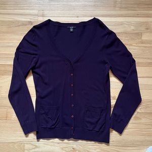 Dark purple cardigan